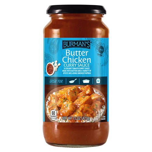 Burman's Butter Chicken Curry Sauce, 15 oz